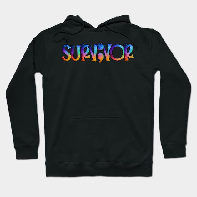 Mental Health Awereness Survivor Hoodie by DANPUBLIC